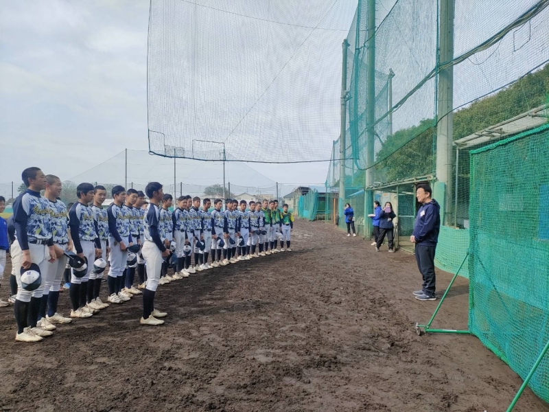 バッティングネット寄贈